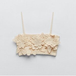 Zara crochet crop top